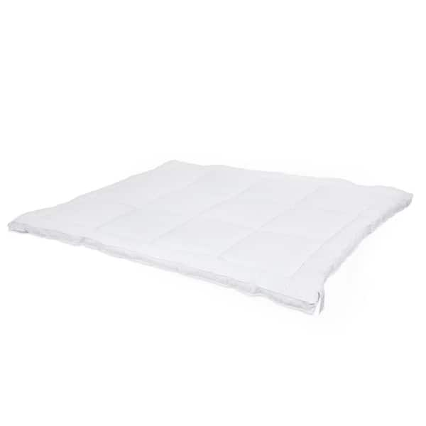 Furinno Angeland 3 in. Plush Standard Down Alternative Twin Mattress Topper