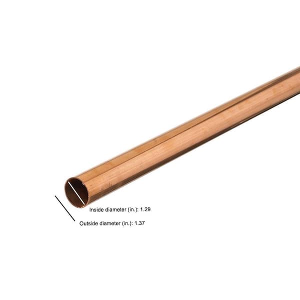 x 10 ft Watts  Pre-Cut Copper Tubing  Type M  1/4 in L Dia 