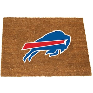 Buffalo Bills 19.5 in. x 29.5 in. Coir Fiber Colored Logo Door Mat