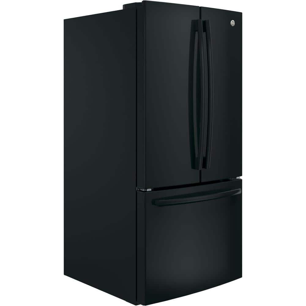 33" Black French Door Refrigerator with Ice Maker and Smart Features