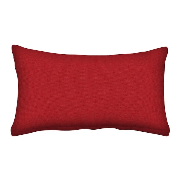 Red lumbar hot sale outdoor pillows