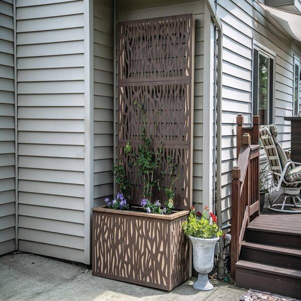 Barrette Outdoor Living 2 ft. x 4 ft. Sprig Brazilian Walnut