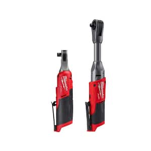 M12 FUEL 12V Lithium-Ion Brushless Cordless High Speed 3/8 in. Ratchet w/M12 FUEL 12V 3/8 in. Extended Reach Ratchet