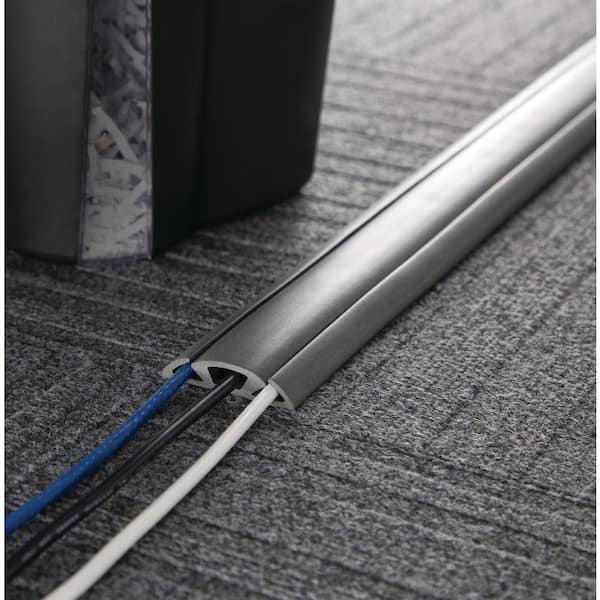 Commercial Electric 15 ft. PVC Floor Cord Protector in Grey A91-15G - The  Home Depot