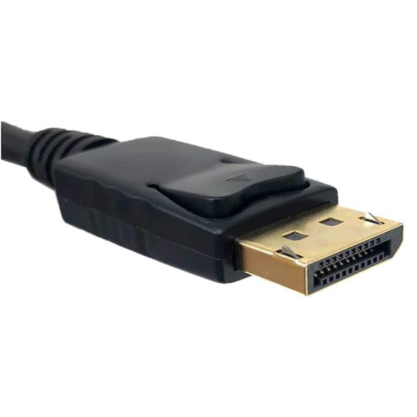Micro Connectors, Inc 6 ft. DisplayPort to HDMI (28AWG) Cable 4K with Latch  DP-HDMI-6 - The Home Depot