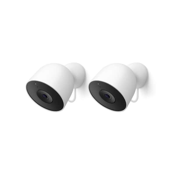 Nest Outdoor Security Camera (Wired, 2nd gen) 2-Pack - Snow