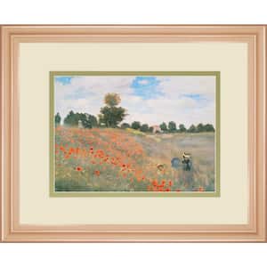 "Wild Poppies, Near Argenteuil" By Claude Monet Framed Print Nature Wall Art 34 in. x 40 in.