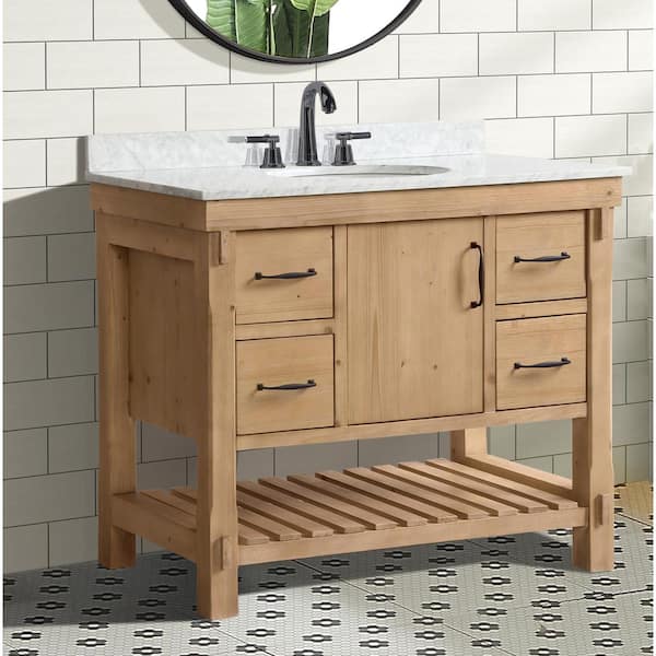 Ari Kitchen And Bath Marina 42 In, Solid Wood Bathroom Vanity 42 Inch