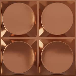 19 5/8 in. x 19 5/8 in. Adonis EnduraWall Decorative 3D Wall Panel, Copper (Covers 2.67 Sq. Ft.)