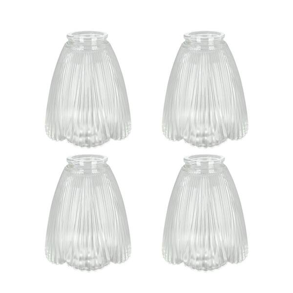 Aspen Creative Corporation 5 1 4 In Clear Ceiling Fan Replacement Glass Shade Pack 23061 The Home Depot Aspen Creative Corporation, Clear Ceiling Fan Shades