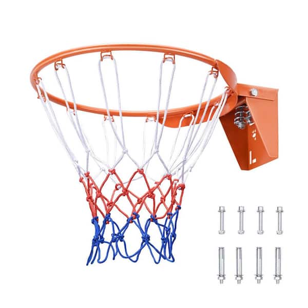 SKYSHALO Basketball Hoop, 5-7 ft. Adjustable Height Portable Backboard System, 32 in. Basketball Hoop Goal, for Outdoor/Indoor