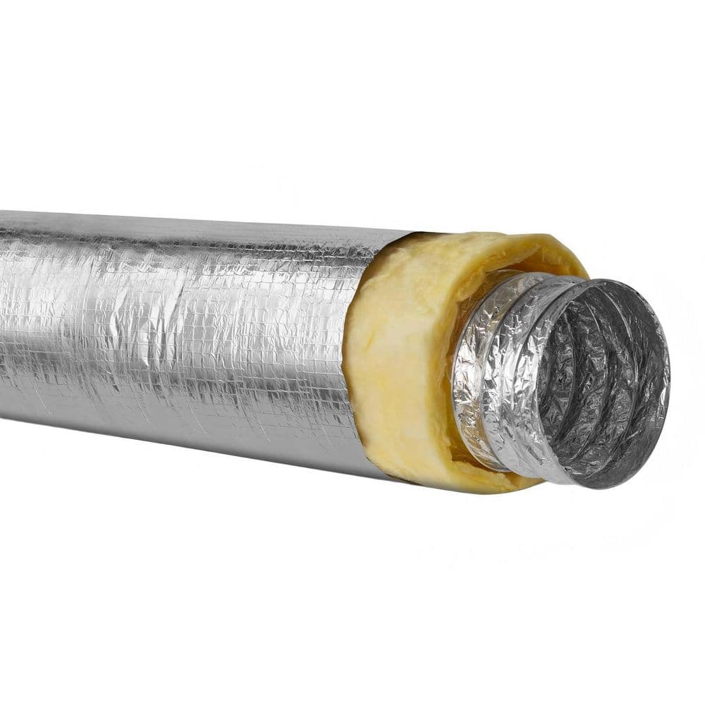 4 in. x 25 ft. R4.2 Insulated Flexible Duct, High-Efficiency Thermal Insulation for Heating and Cooling price history on PriceWatchPro