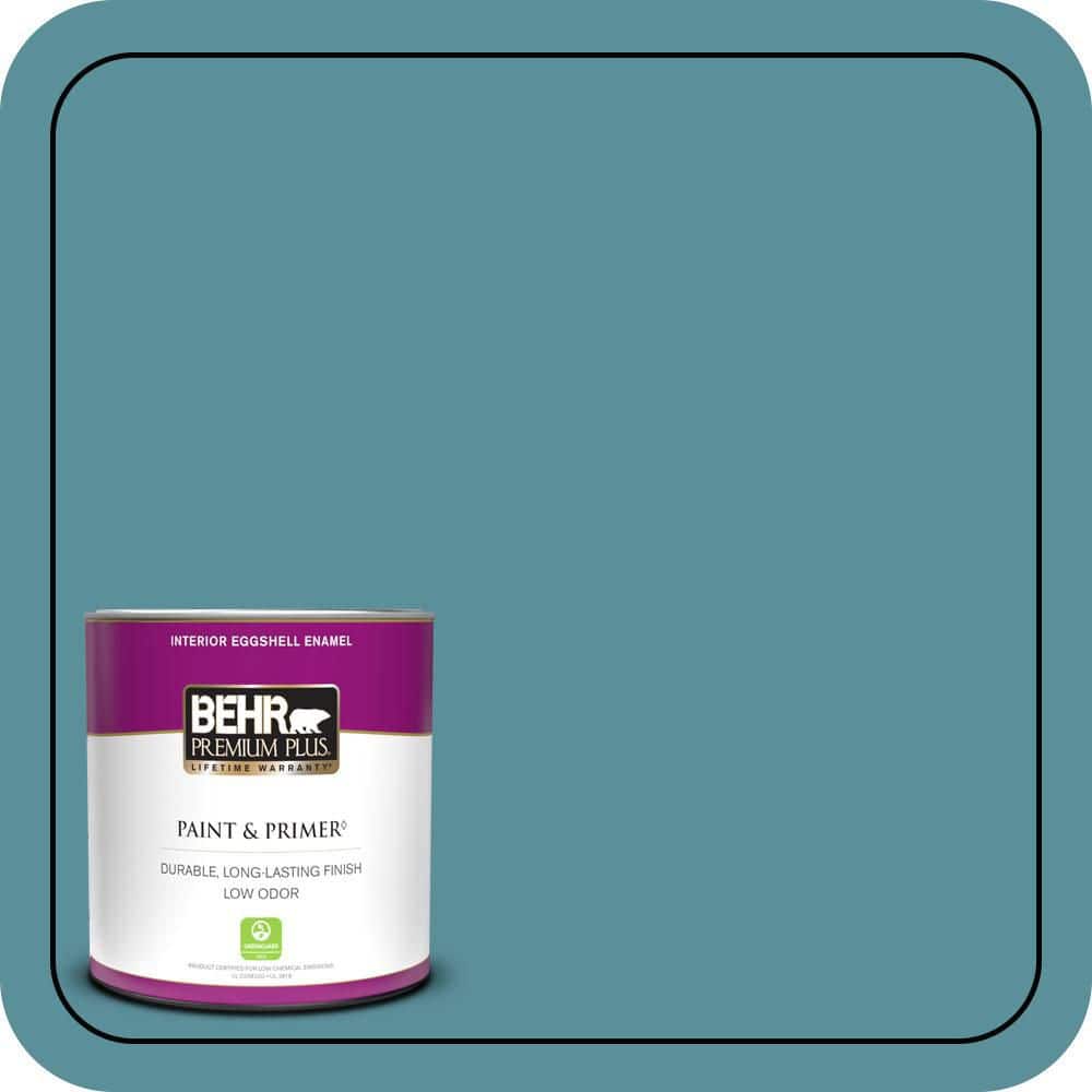 1 qt. #HDC-AC-23A Cabana Blue Eggshell Enamel Low Odor Interior Paint & Primer price history on PriceWatchPro