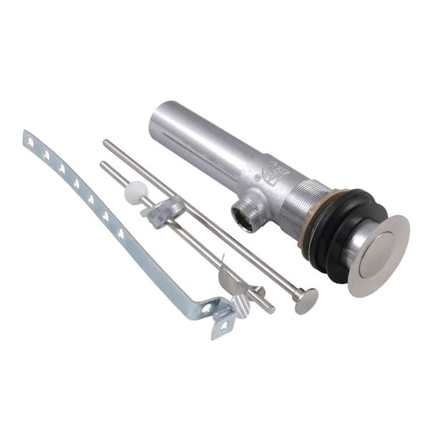 Columbia Brass 22-Gauge Pop-Up Drain with Overflow Hole, Brushed Nickel