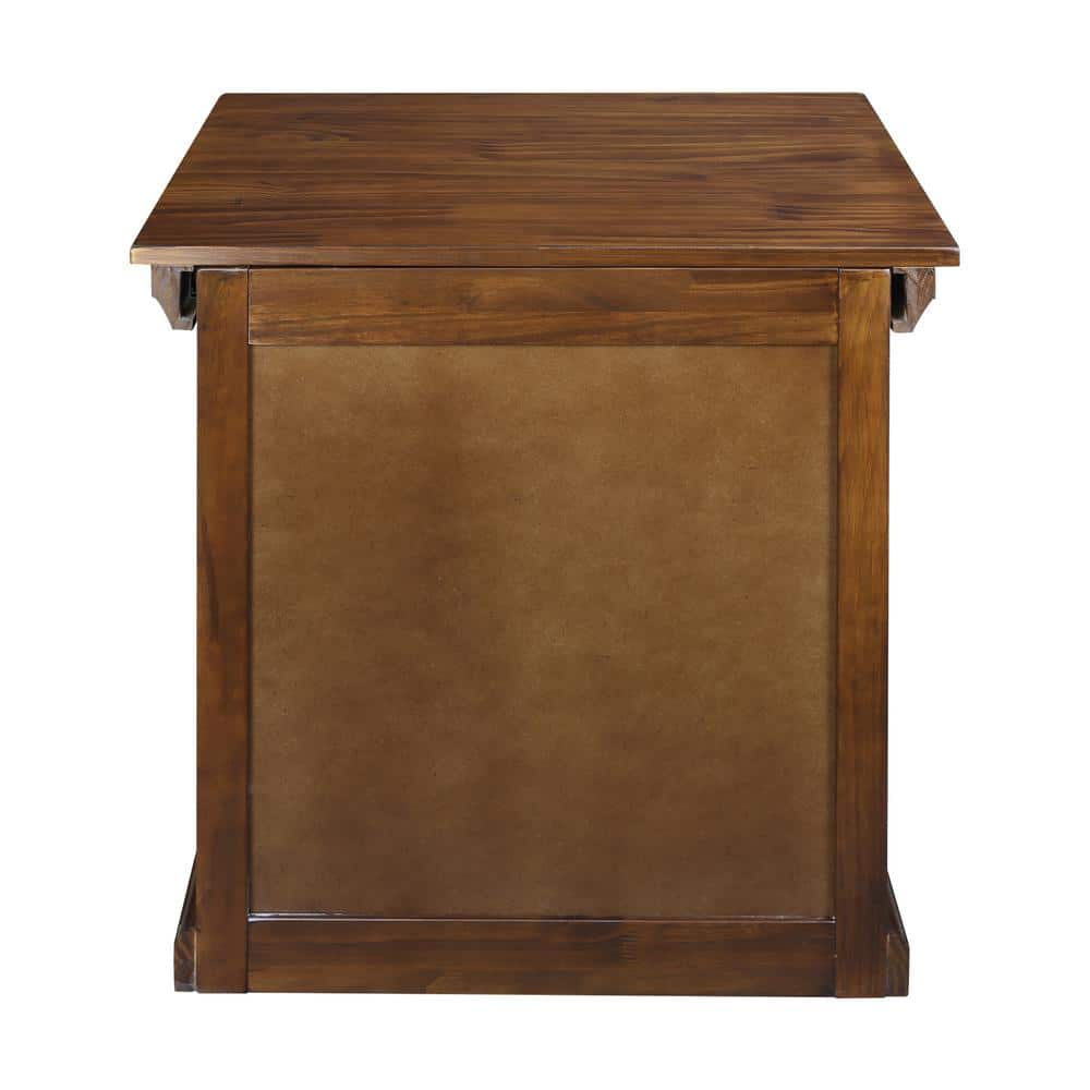 Lincoln 20" Mocha Solid Wood Nightstand with Concealed Drawer