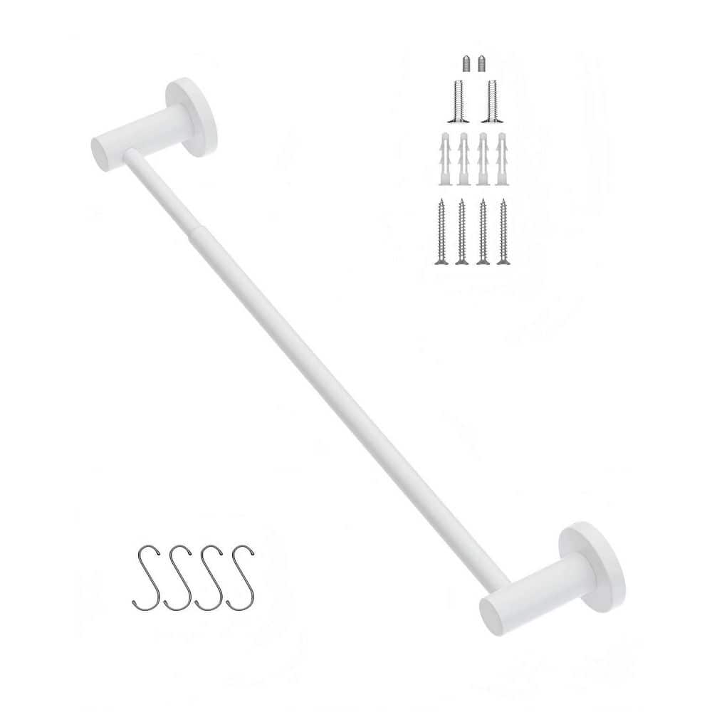 16 in. to 27.6 in. Adjustable Single Towel Bar with Hook, Stainless Steel Bath Towel Holder for Bathroom, Kitchen price history on PriceWatchPro