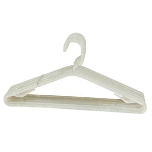 Honey-Can-Do Kids White Plastic Hangers with Clips 18-Pack HNG-09047 - The  Home Depot