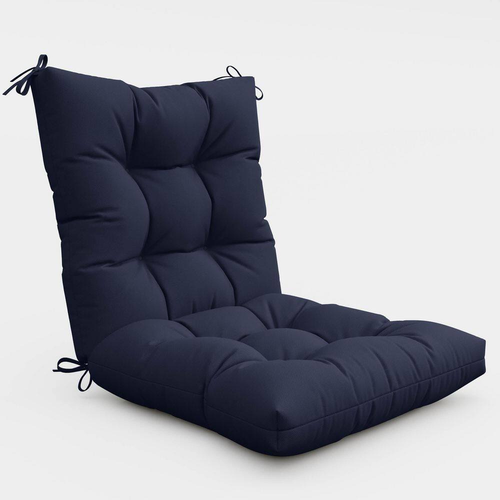 42 x 21 x 5 in. Outdoor Tufted Dining and Rocking Chair Cushion, Waterproof Replacement Seat with Backrest, Navy Blue price history on PriceWatchPro