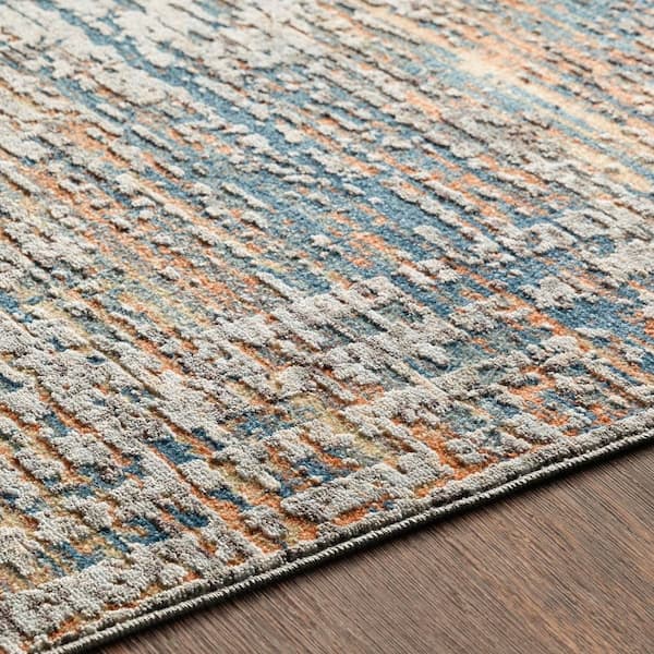 Home Weavers Festoon Collection Soft Rug Blue 30x50 