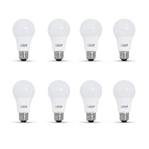 40-Watt Equivalent A19 Dimmable CEC Title 20 ENERGY STAR 90 CRI E26 Medium LED Light Bulb, Bright White 3000K (8-Pack)