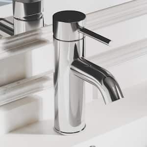 Ivy Single-Handle Single-Hole Bathroom Faucet in Chrome