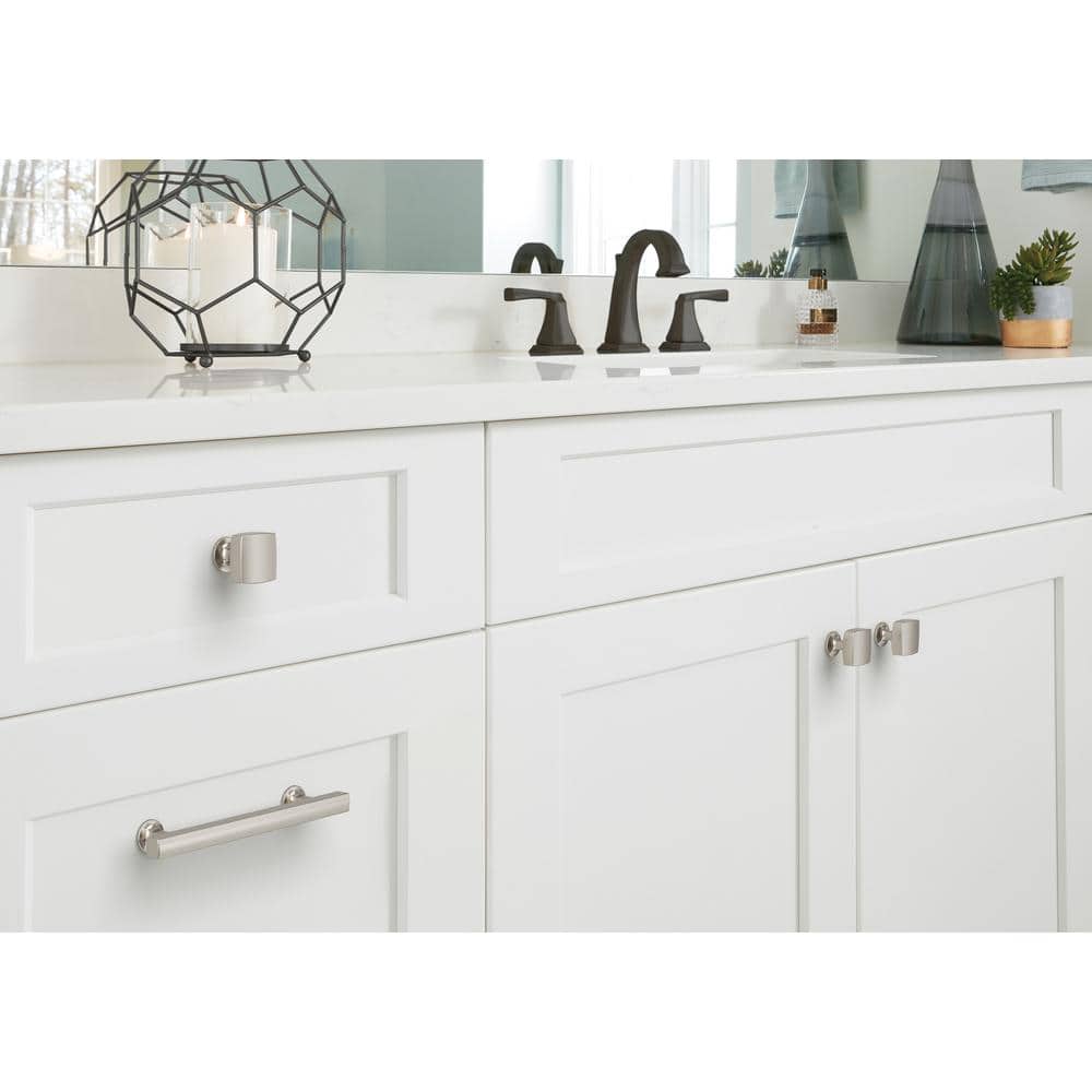 Satin Nickel 5-1/16 Inch Modern Cabinet Pull