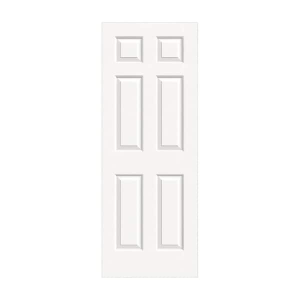 JELD-WEN 30 in. x 80 in. Colonist White Painted Textured Molded Composite MDF Interior Door Slab