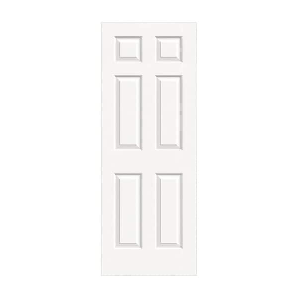 JELD-WEN 36 in. x 80 in. Colonist White Painted Textured Molded Composite MDF Interior Door Slab