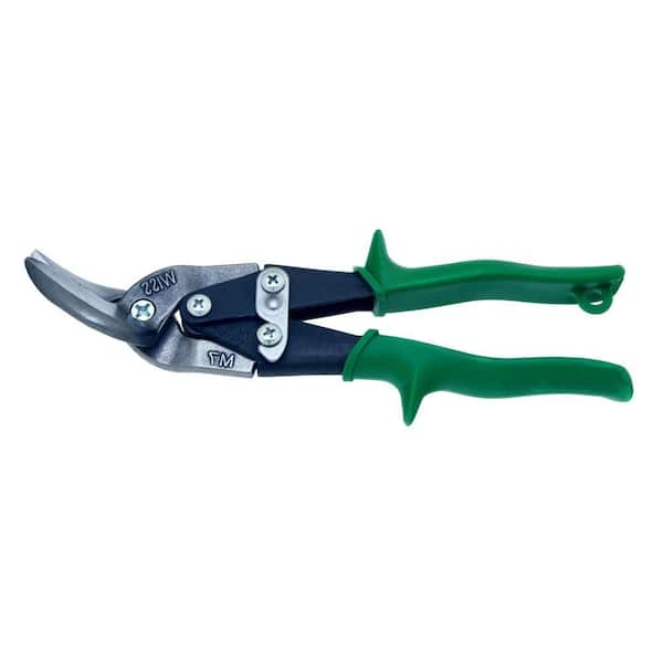 Crescent Wiss 9-1/4 in. Compound Action Offset Straight and Right Cut Aviation Snips