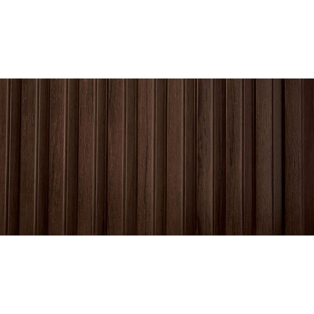 Teak 94.5" 3D Wood Slat Wall Panels