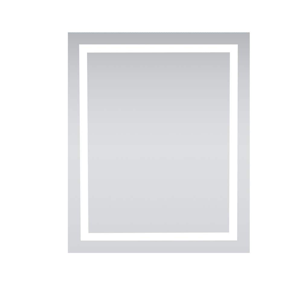 Timeless 30 in. W x 36 in. H Framed Rectangular LED Light Bathroom Vanity M