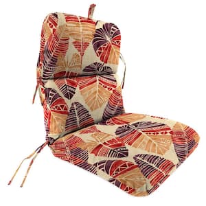 45 in. L x 22 in. W x 5 in. T Outdoor Chair Cushion in Hixon Sunset