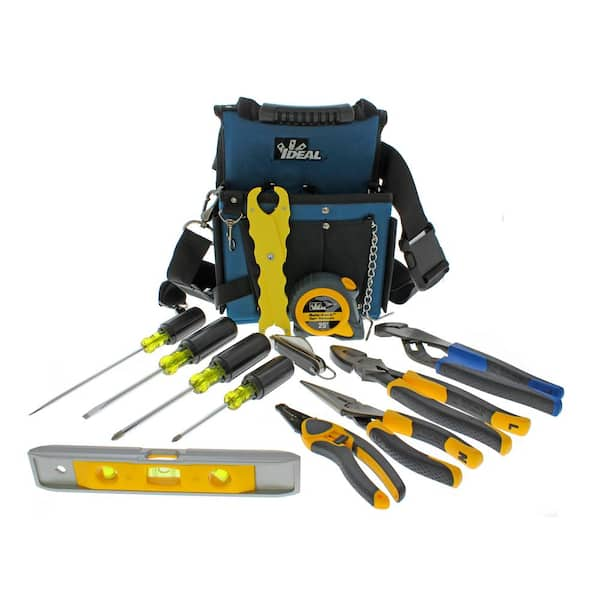 Ideal 13 Piece Journeyman Electricians Kit 35 790 The Home Depot