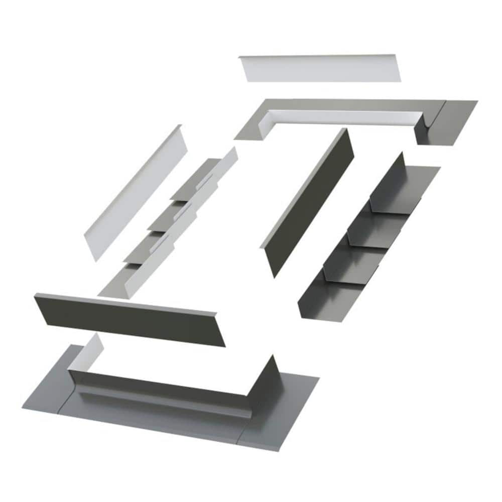 EL-C 14.5 x 46.5 (14/30, 14/46) Aluminum Low-Profile Shingle Roof Flashing Kit for Curb Mount Skylight price history on PriceWatchPro