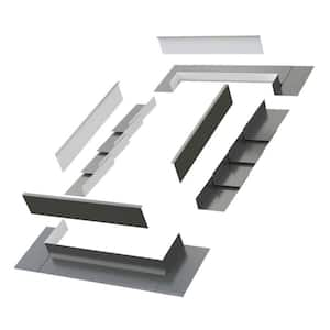 EL-C 14.5 x 46.5 (14/30, 14/46) Aluminum Low-Profile Shingle Roof Flashing Kit for Curb Mount Skylight