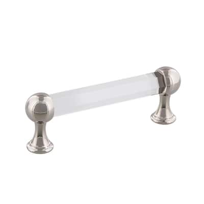 Nostalgic Warehouse 755395 Clear on Center in Polished Nickel Crystal Cup Pull 3