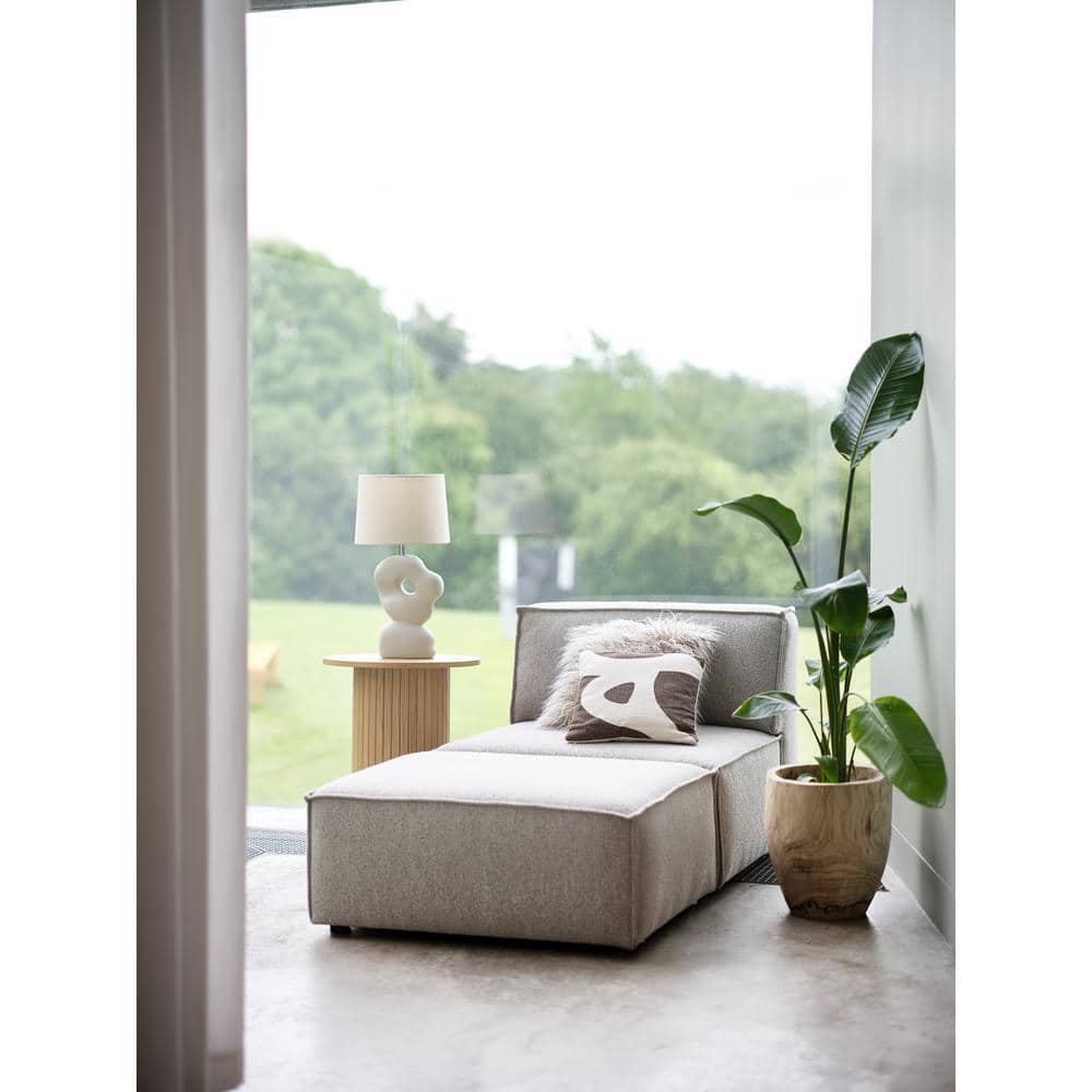 Dockson Tuape Fabric Square Medium Ottoman