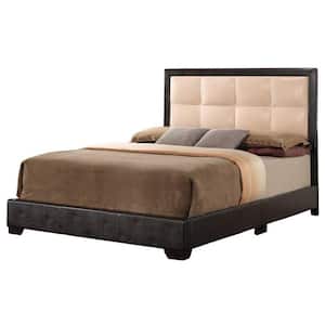 Panello Brown and Gray Full Panel Beds