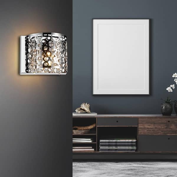 Bubbles 1 Light Bathroom Sconce With Chrome Finish