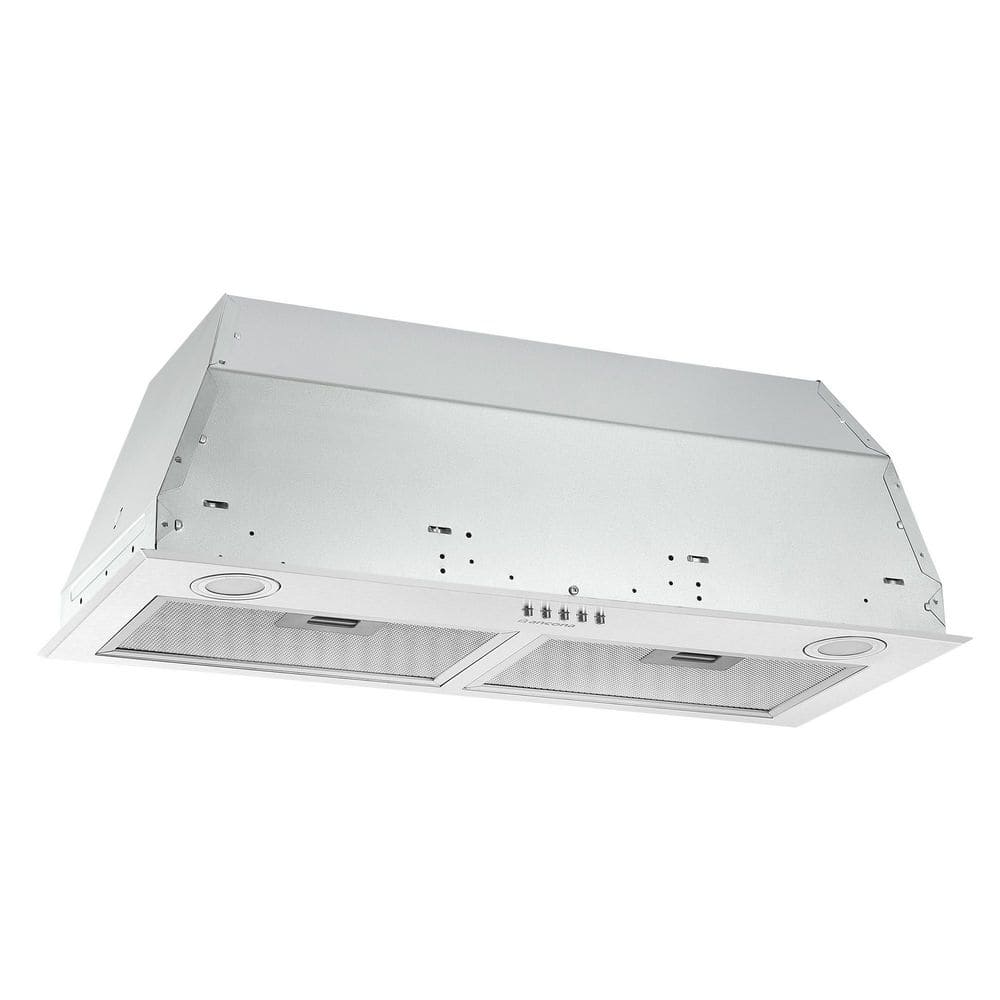 28 in. 600 CFM Ducted Insert with Light Range Hood in Stainless Steel