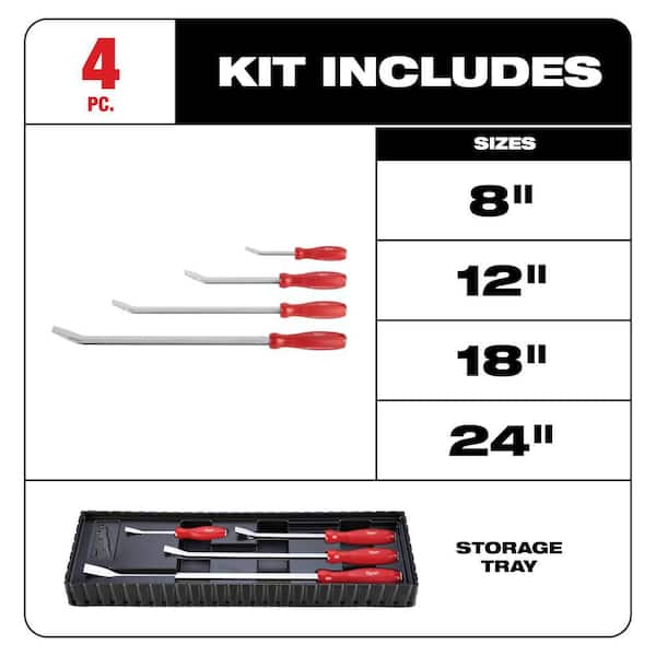 Pry Bar Set (4-Piece)
