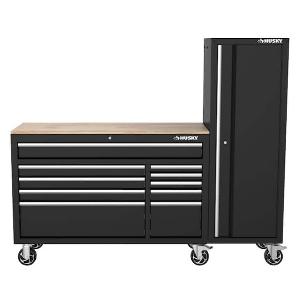 Husky✪☽ Husky Modular Tool Storage 72 in. W Standard Duty Black Mobile