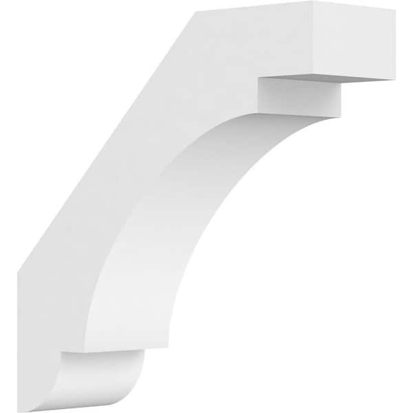 Ekena Millwork 5"W x 18"D x 18"H Standard Aspen Architectural Grade PVC Knee Brace