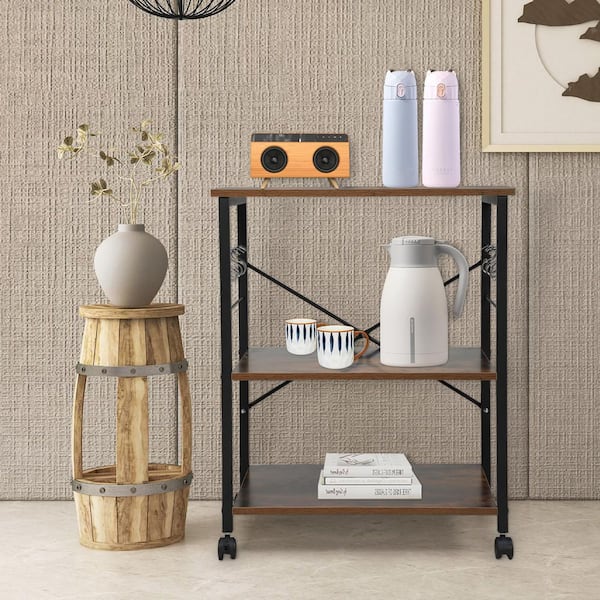 Jaxpety 3 Tier Industrial Retro Wall Mount Iron Pipe Shelves