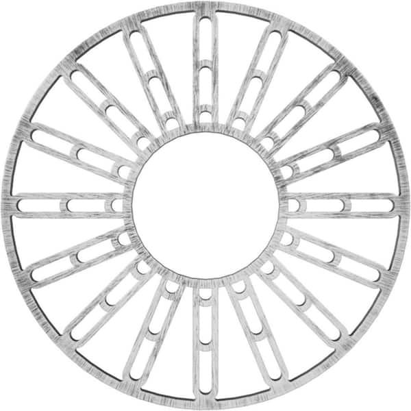 Ekena Millwork 1 in. x 36 in. x 36 in. Hale Architectural Grade PVC Peirced Ceiling Medallion Moulding