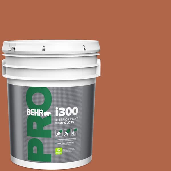 BEHR PRO 5 gal. #M200-7 Rusty Gate Semi-Gloss Interior Paint
