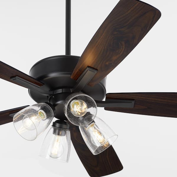 quorum Ovation 52 in. 5 Blade 4-Light 7-Watt Medium Base Lamp
