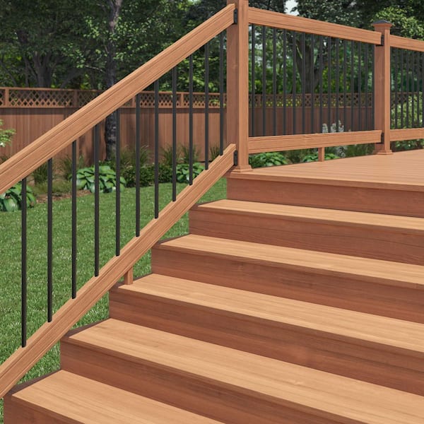 6-Step Pressure-Treated Cedar-Tone Pine Stair Stringer