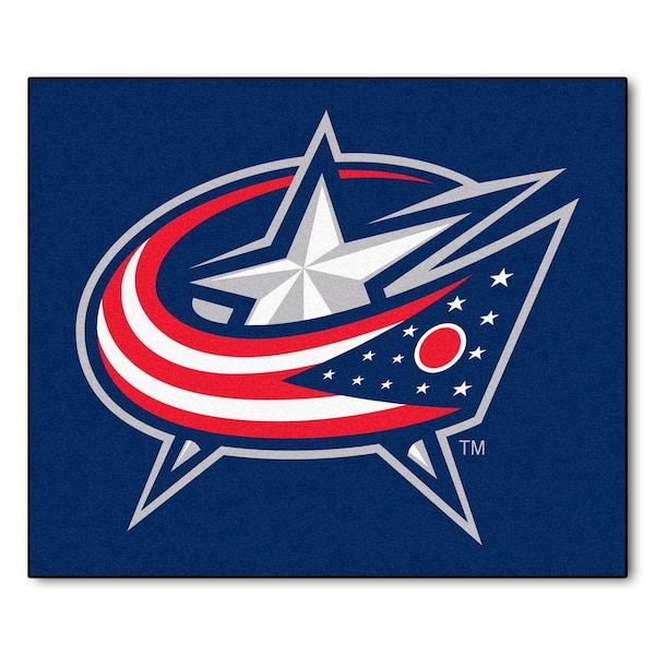 FANMATS Columbus Blue Jackets 5 ft. x 6 ft. Tailgater Rug