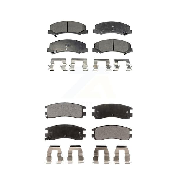 TEC Front Rear Ceramic Brake Pads Kit For Chevrolet Impala Buick LaCrosse Monte Carlo Allure KTC-100605